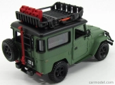 Motor-max Toyota Fj40 Land Cruiser Hard-top Closed Off Road Version 1980 1:24 Matná Zelená Černá