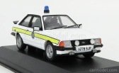 Vanguards Ford england Escort Mkiii Xr3i Police 1990 1:43 Bílá Žlutá