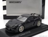 Minichamps Porsche 718 (982) Cayman Gt4 Rs Coupe 2021 - Neodyme Wheels 1:43 Black