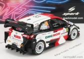 Spark-model Toyota Yaris Wrc N 33 2nd Rally Croatia 2021 E.evans - S.martin 1:43 Biela červená čierna