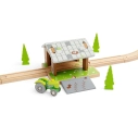Bigjigs Rail Barn on Rails