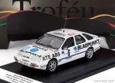 Trofeu Ford england Sierra Xr 4x4 N 6 Winner Rally Invernale Sachs 1986 Gustel Brusch - Detlef Schaller 1:43 Bílá