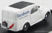 Brumm Fiat 500c Dodávka Fordson Brescia Servizio Clienti 1950 1:43, bílá