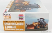 Hasegawa Hitachi fiat Zw100-6 Ruspa Gommata Tractor - Scraper - Spazzaneve - Snowplow 1:35 /