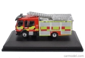 Oxford-models Volvo Fl Tanker Truck Fire Engine 2018 1:76 Červená Žlutá Stříbrná