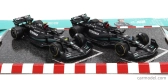 Bburago Mercedes gp Set F1 2x W14 Team Mercedes-amg Petronas Formula One N 44 Season 2023 Lewis Hamilton + N 63 Season 2023 George Russell 1:43 Matt Black
