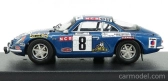 Trofeu Renault Alpine A110 N 8 Rally Du Maroc 1974 Tahitien - G.de Warren 1:43 Blue Met
