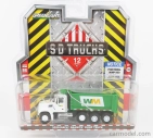 Greenlight Mack Granite Dump Truck Cassone Ribaltabile 4-assi 2020 1:64 bielo-zelený