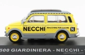 Edicola Fiat 500 Giardiniera - Necchi 1960 1:43 Žlutá Šedá