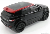 Kyosho Land rover Range Evoque 4-door Hse Dynamic Lux 2014 1:18 Santorini Černá S Červenou