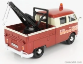 Motor-max Volkswagen T1 Type 2 Double Cabine Pick-up 1961 - Carro Attrezzi - Wrecker Road Service 1:24 Hnědá Béžová