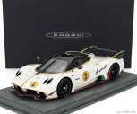 Bbr-models Pagani Huayra R N 1 Racing 2021 - Con Vetrina - With Showcase 1:18 Bianco Benny - Bílá Černá