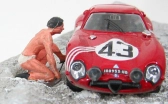 Najlepší model Alfa romeo Tz2 N 43 24h Le Mans 1965 (s obrázkom) Zeccoli - Rosinski 1:43 Red