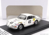 Trofeu Porsche 911s Coupe Team C.laurent N 45 24h Le Mans 1970 Claude Laurent - Jacques Marche 1:43 Bílá