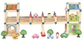 2Kids Toys Dřevěná stavebnice Zámek barevný