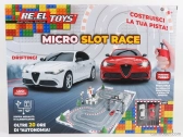 Re-el toys Alfa romeo Pista Componibile - With 2x Giulia Quadrifoglio Slot Cars - Lego Compatibile 1:87 /
