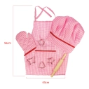 Bigjigs Toys Růžový set šéfkuchařky - poškozený obal