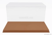 Luxbox Vetrina vitrína Základňa v Ecopelle Beige - Syntetická koža Základňa Beige - Lungh.lenght 32.2 Cm X Largh.width 16.2 Cm X Alt.height 15.6 Cm (altezza Interna Cm 13.5) 1:18 Beige