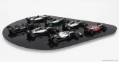 Minichamps Mercedes gp F1  Set 7x Lewis Hamilton World Champion - Mclaren Mp4/23 N 22 2008 - W05 Amg Petronas N 44 2014 - W06 Amg Petronas N 44 2015 - W08 N 44 2017 - W09 N 44 2018 - W10 N 44 2019 - W11 N 44 2020 1:43 Stříbrná Černá