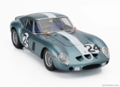 Kyosho Ferrari 250 Gto Coupe N 24 12h Sebring 1962 Philip Hill - Olivier Gendebien 1:18 Modrá