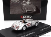 Brekina plast Mercedes benz 300 Slr Spider N 722 Winner Mille Miglia 1955 Stirling Moss - Denis Jenkinson 1:87 Silver