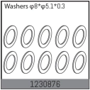 1230876 - 8*5.1*0.3 Washers (10)
