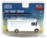 Americká dioráma Truck The Van Plain Food Truck 2016 1:64 Biela