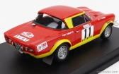 Trofeu Fiat 124 Abarth N 11 Rally Tap 1974 S.barbasio - P.sodano 1:43 Červená Žlutá