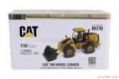 Dm-models Caterpillar Cat950 Ruspa Gommata - Scraper Tractor Wheel Loader 1:50 Žlutá Černá
