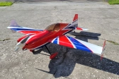RC letadlo 48" MXS EXP V2 1,21m, červená/bílá/modrá