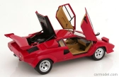 Lamborghini Countach Lp 5000s Qv 1985 v mierke 1:12 červená