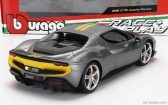 Bburago Ferrari 296 Gtb Assetto Fiorano 2022 1:18 sivo-žltá