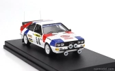 Trofeu Audi Quattro (night Version) N 58 Rally Montecarlo 1983 Jacques Briy - Jacques Henuset 1:43 Bílá Modrá Červená