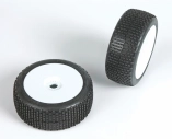 FREERIDE (medium směs) Off-Road 1:8 Buggy gumy nalep. na bílých disk. (2ks.)