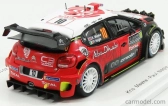 Spark-model Citroen C3 Wrc Team Citroen Total Abu Dhabi Wrt N 10 Rally Montecarlo 2018 K.meeke - P.nagle 1:43 Červená Bílá
