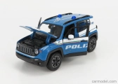 Maisto Jeep Renegade Polizia 2017 1:24 svetlomodro-biela