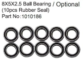 HBP240368 - (1010186) 8X5X2.5 Ball Bearing ( 10pcs Rubber Seal )