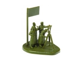 Zvezda figúrky sovietskeho veliteľstva v zimných uniformách (1:72)