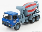 Edicola Berliet Grh230 6x4 Betoniera Tanker Cement Mixer Truck 3-assi 1959 - Movimento Terra 1:43 Modrá sivá červená