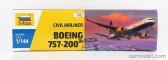 Zvezda Boeing 757-200 Airplane Civil Airliner 1982 1:144 /