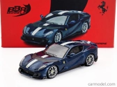 Bbr-models Ferrari 812 Competizione 2021 1:64 Blue Tour De France White