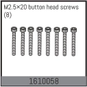 M2.5×20 button head screws (8)