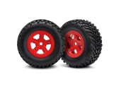 Traxxas kolo 1.8/1.4", disk SCT červený, pneu SCT (2)