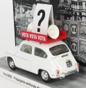 Brumm prom Fiat 600d 1963 - Propaganda Elettorale Elezioni Italia Vota - Vota - Vota 1:43 Bílá