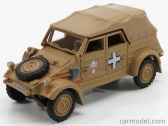 Hongwell Volkswagen Type 82 Cabriolet Closed Afrika Korps Erwin Rommel 1941 1:43 Vojenský Písek