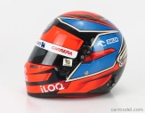 Mini prilba Bell helma F1 Casco Prilba Alfa Romeo C41 Team Orlen Racing N 7 Italy Imola Gp 2021 Kimi Raikkonen 1:2 Red Light Blue