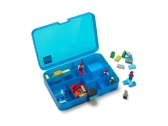 Úložný box LEGO s priehradkami – sivý