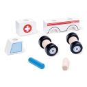 Wonderworld Dřevěná Mini stavebnice sanitka
