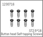1230716 - Button head Self-tapping screws ST2.5*18 (8) - Khamba