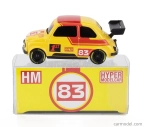 Brumm Fiat 500 Brums Livery Hyper Modelcar N 83 2025 - 24h Le Mans Wheels 1:43 Žlto-červená
